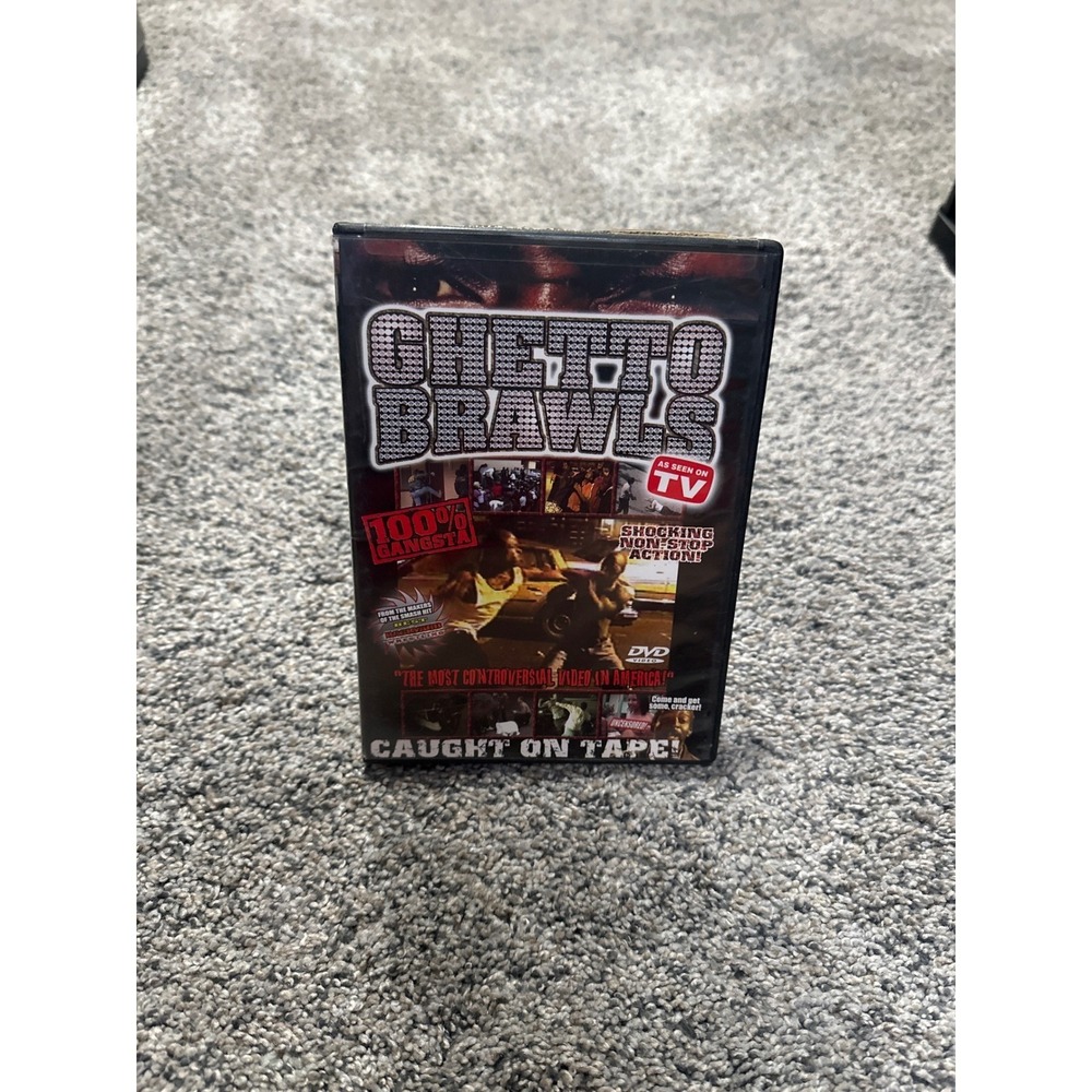 Ghetto Brawls DVD 100% Real Caught On Tape Urban Documentary Cult Classic Action